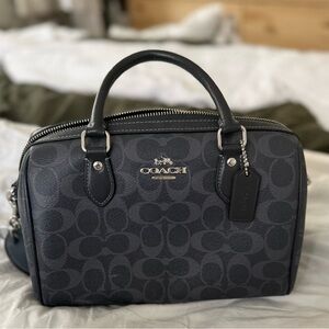Coach Signature Canvas Satchel